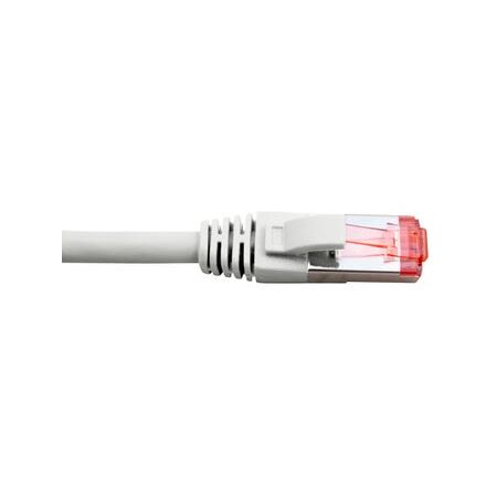 Cat6A Shielded RJ45 Patch Lead | 1 Metre | 4 Pair LSZH | White by Cabac