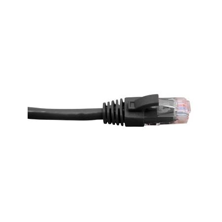 Cat6 RJ45 Patch Lead | 0.5 Metre | 4 Pair PVC Unshielded | Black by Cabac
