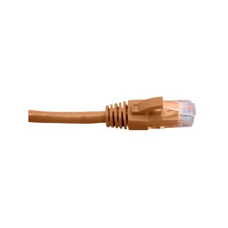 Cat6 RJ45 Patch Lead 0.5 Metre | 4 Pair PVC Unshielded | Orange by Cabac