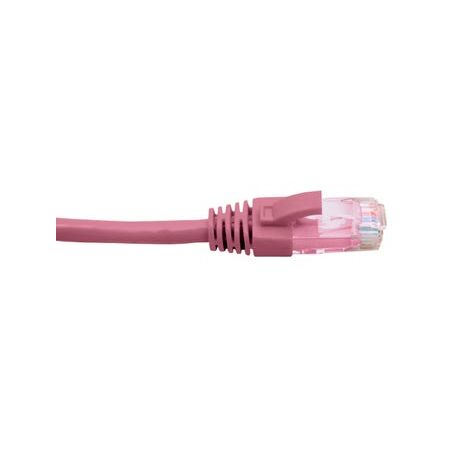 Cat6 RJ45 Patch Lead | 1 Metre | 4 Pair PVC Unshielded | Pink by Cabac