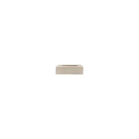 Mounting Block Architrave | Surface Mount | Polycarbonate | White/Black by Transco