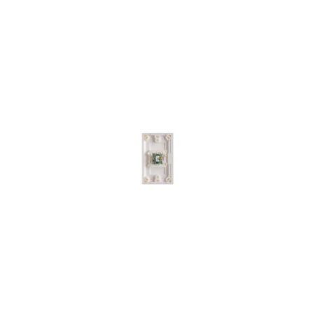 TV Coax Socket Large | Impact-Resistant Polycarbonate | Flush & Surface Mount by Transco