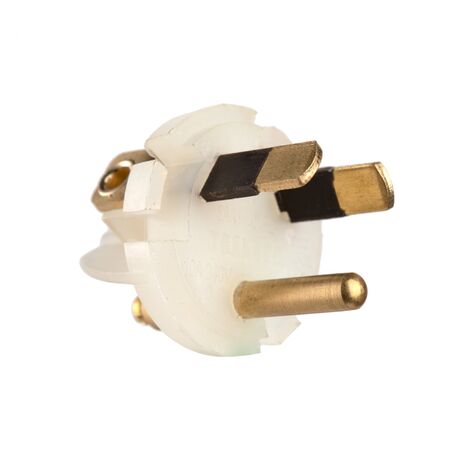 Extension Plug 3 Pin 10A | Round Earth | Rewireable Design by Transco