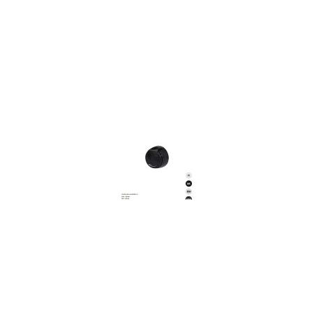 Push Rotary Dimmer Knob | Adjustable Brightness | LED & Incandescent Compatible | Black by Trader