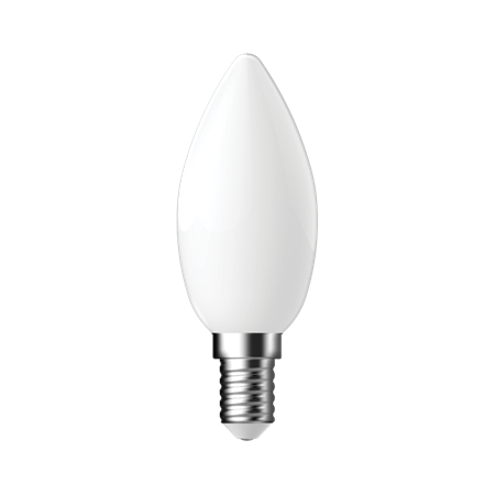 CANDLE 4.2W DIMMABLE  LED FILAMENT LAMP FROST 240V - E14