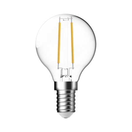 FANCY ROUND 4.2W DIMMABLE  LED FILAMENT LAMP CLEAR 240V - E14