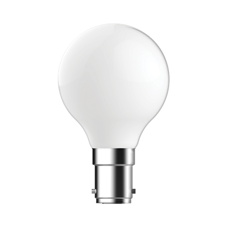 FANCY ROUND 4.2W DIMMABLE  LED FILAMENT LAMP FROST 240V - B15
