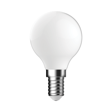 FANCY ROUND 4.2W DIMMABLE  LED FILAMENT LAMP FROST 240V - E14