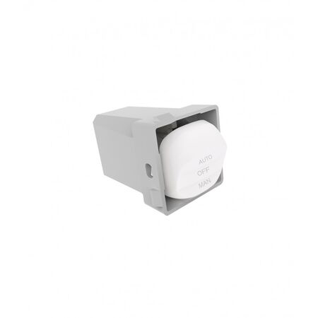 3-Position Switch Mechanism 10AX/16A | Cat's Eye SENSOR/OFF/ON | Matt White by Trader