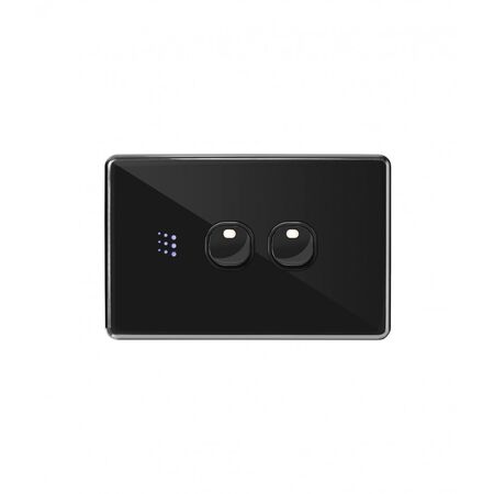 Multi Purpose Switch 1 Button | 5AX 220-240V | Auto-Sensing | Black by Trader