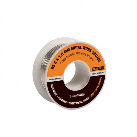 METAL SOLDER, ACID CORE, 85g