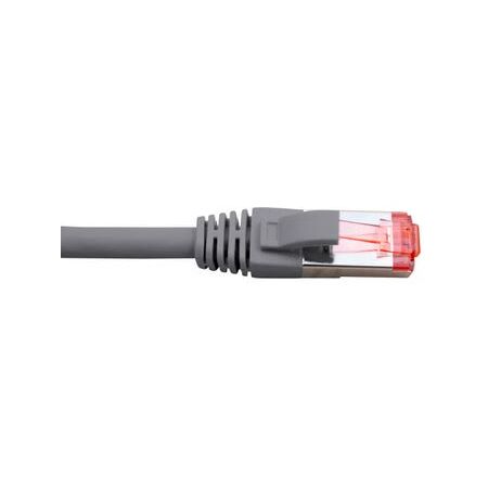 Cat6A Shielded RJ45 Patch Lead | 2 Metre | 4 Pair LSZH | Grey by Cabac
