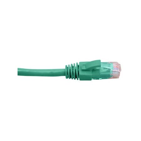 Cat6 Green Patch Lead | 3 Metre | 4 Pair PVC Unshielded | RJ45 by Cabac