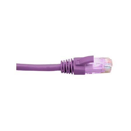 Cat6 Purple Patch Lead | 2 Metre | 4 Pair PVC Unshielded | RJ45 by Cabac