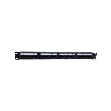Cat6 24 Port Loaded PCB Patch Panel | Unshielded | Easy Installation by Cabac