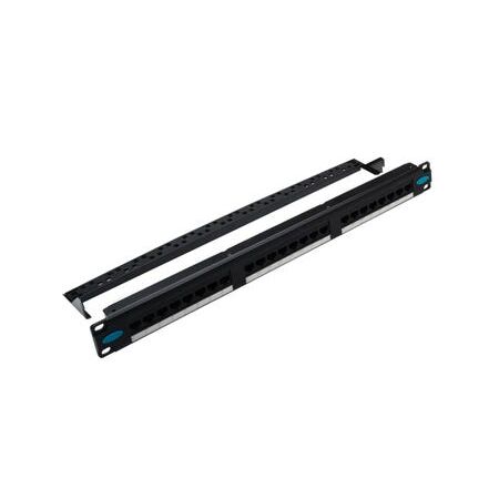 Cat5e 24 Port Loaded Patch Panel | Unshielded | Easy Installation by Cabac