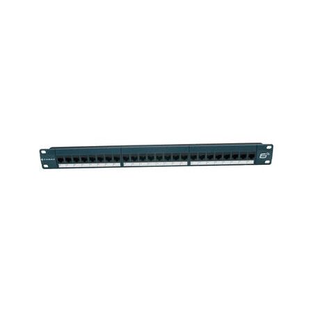 Cat6A Loaded Patch Panel 24 Port | Unshielded Design | Easy Installation by Cabac