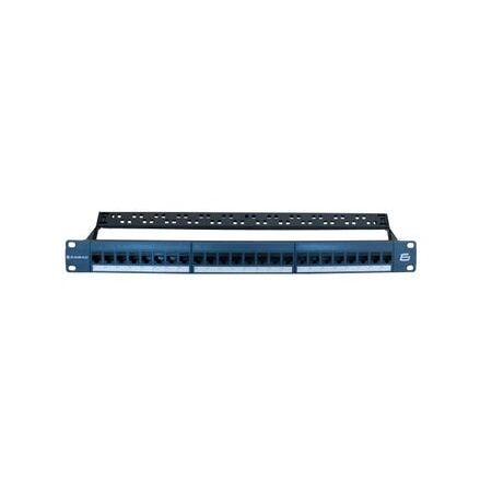 Cat6 24 Port Loaded Patch Panel | Unshielded Design | Easy Installation by Cabac