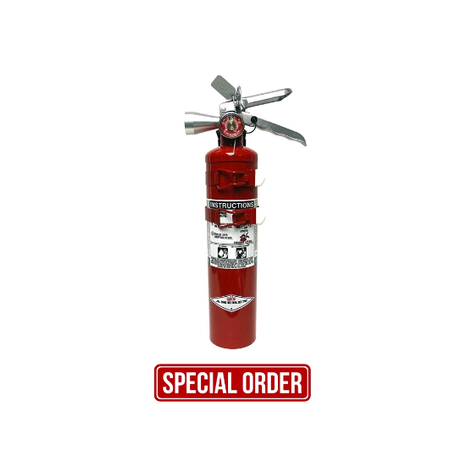 Halotron I Clean Agent Extinguisher | 1.1KG | Residue-Free & Aircraft Approved | Steel by Firebox