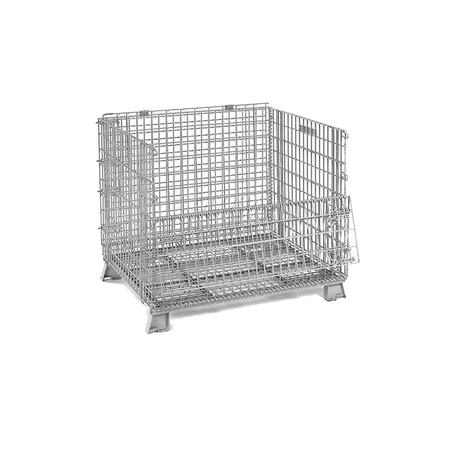 Folding Fire Extinguisher Storage Cage | Durable Galvanized Mesh | Space-Saving Design | Heavy-Duty Use | Firebox