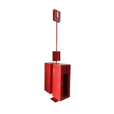 Dual Extinguisher Cabinet Stand | 2.1m High | Powder-Coated Steel | Includes Mounting Hardware by Firebox