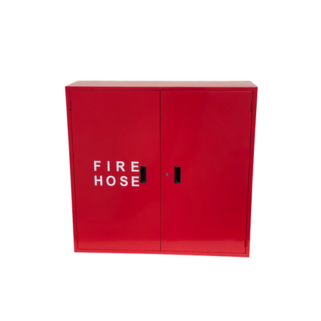 Lay Flat Hose Cabinet with Legs | Powder-Coated Steel | 003LOCK Security | Red Finish by Firebox
