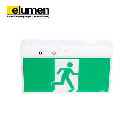 LED Universal Exit Light | 7W Power Consumption | 24m Viewing Distance | IP20 Rated by Firebox