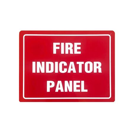 PVC Fire Indicator Panel Sign | Durable Material | Clear Visibility | Easy Installation by Firebox