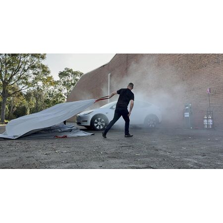 Electric Vehicle Fire Blanket | 1700°C Spike Resistance | Waterproof & Wear-Resistant | 10m x 7.5m by Firebox