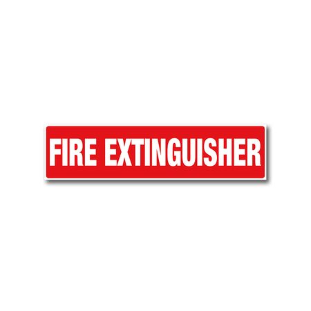 Self-Adhesive PVC Fire Extinguisher Location Label | UV-Protected | Easy Application | Clear Identification by Firebox