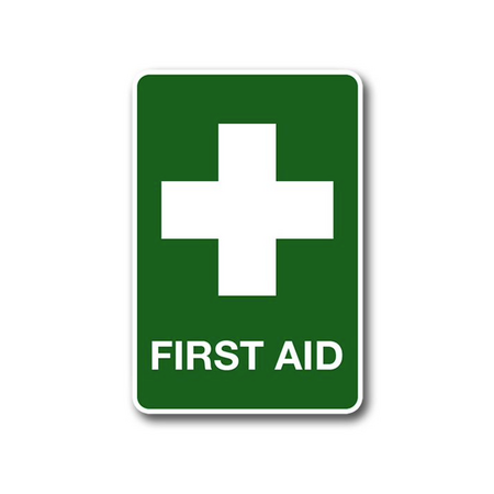 PVC First Aid Location Sign | UV-Protected Material | Indoor & Outdoor Use | Clear Visibility by Firebox
