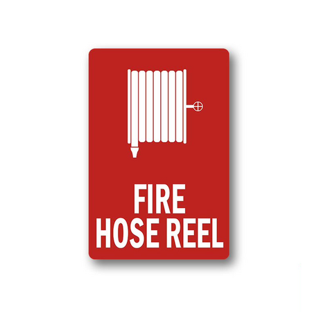 PVC Fire Hose Reel Location Sign | UV-Protected Material | Clear Visibility | Single Unit by Firebox