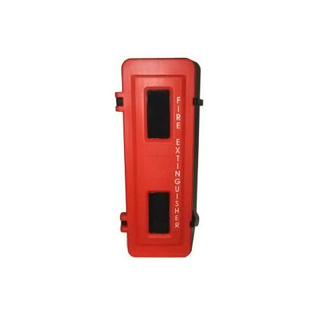 Large Plastic Fire Extinguisher Cabinet | Compatible with 4.5kg to 9.0kg DCP | Lockable with Wall Mounting Kit | Firebox