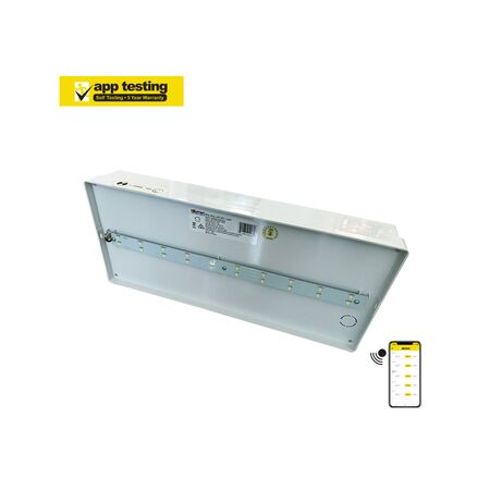 LED Wide Body Exit Sign | 7W Power Consumption | IP20 Rated | 24m Viewing Distance by Firebox