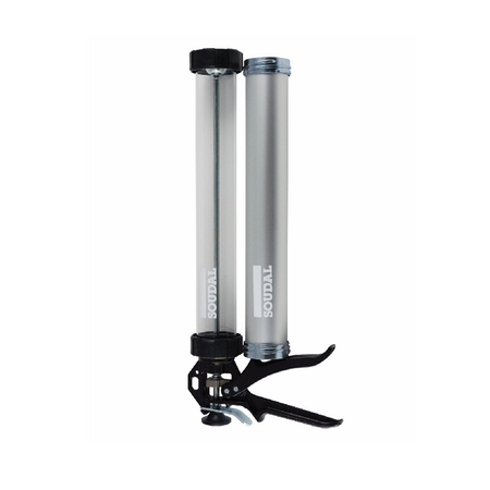 Heavy Duty Sausage Gun with Spare Clear Barrel | Ergonomic Design | Durable Construction | Black by Firebox