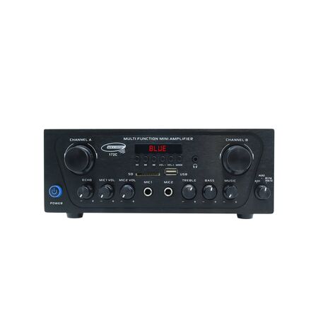 2 zone 160watt amplifier 4 speaker output mp3/bluetooth