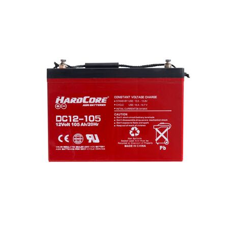 12V Sealed Lead Acid Battery 105Ah | Maintenance-Free | Durable Construction | Ideal for Solar & UPS by Firebox