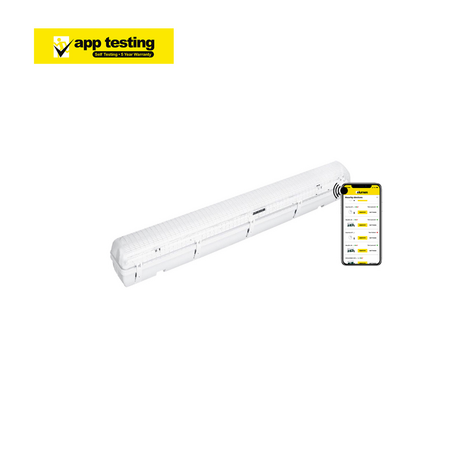 LED Emergency Batten Light | 18W Power | IP65 Weatherproof | Self-Test Feature | 2 Foot by Firebox