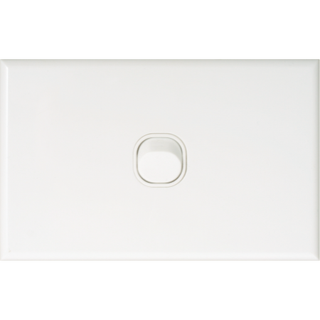 Slim One Gang Switch Plate | Modern Design & Easy Compatibility | Dexton