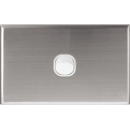 Slim One Gang Switch Cover | Stainless Steel | Durable Design & Easy Installation by Dexton