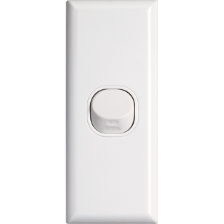 Standard Single Architrave Switch | Vertical Design | Durable & Compliant | Dexton
