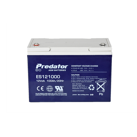 12V Sealed Lead Acid Battery | 100Ah Capacity | Maintenance-Free Design | Robust Construction by Firebox