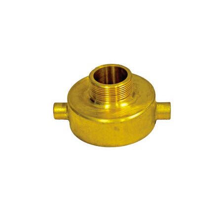 Brass Fire Hose Adaptor | 65mm Female NSW Thread | 38mm BSP Male | Durable Construction by Firebox