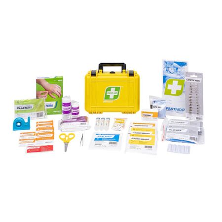 Marine First Aid Kit | IP67 Waterproof Case | 134 Pieces | Durable ABS by Firebox