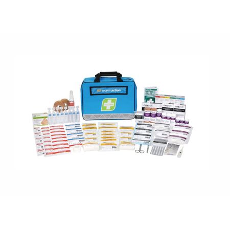 Sports First Aid Kit Soft Pack | 50 Adhesive Strips & 4 Alcohol Wipes | Emergency Response Ready by Firebox