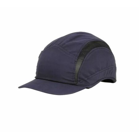 Navy Bump Cap | Flexible Vented ABS Shell | Breathable Fabric | Reflective Trim by Firebox