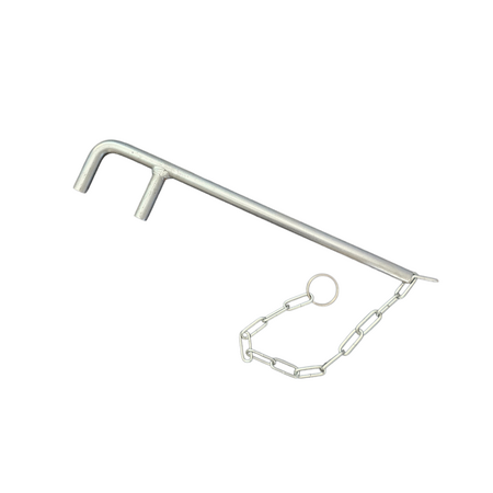 Hydrant Key Spanner & Chain | Galvanized Steel | Durable & Corrosion Resistant | Easy Handling by Firebox