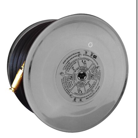 Stainless Steel Fire Hose Reel 36m x 19mm | Wall Mounted | 1.4 MPa Max Pressure | Durable Design by Firebox