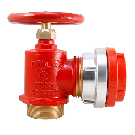 65mm NSW FBT Threaded Storz x 65mm BSP Male Inlet | Durable Brass Construction | UV Plastic Cap | 1400 kPa Working Pressure by Firebox