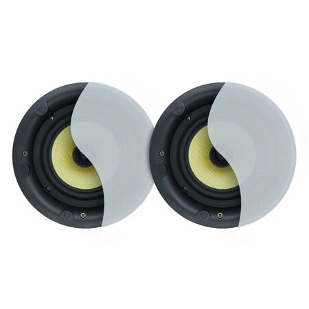 6.5inch 160watts rimless in-ceiling speakers with magnetic removeble grille